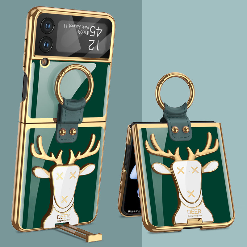 Luxury Elk Stand Samsung Phone Case