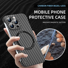 Load image into Gallery viewer, Hot Sale Carbon Fiber Magnetic Case for iPhone
