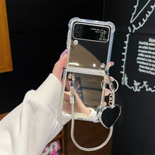 Load image into Gallery viewer, Mirror Heart Phone Case for Samsung Galaxy Z Flip3 4
