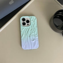 Load image into Gallery viewer, Ins Gradient Pleated iPhone Case
