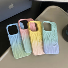 Load image into Gallery viewer, Ins Gradient Pleated iPhone Case

