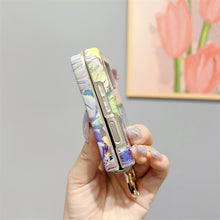 Load image into Gallery viewer, Oil Painting Flower Ring Buckle Phone Case for Samsung Galaxy Z Flip4
