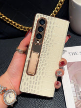 Load image into Gallery viewer, High-grade genuine leather phone case for Samsung Galaxy Z Fold 4

