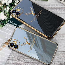 Load image into Gallery viewer, 【Fash⚡Sale】2021 Deer Pattern Camera All-inclusive Electroplating Process iPhone Case pphonecover
