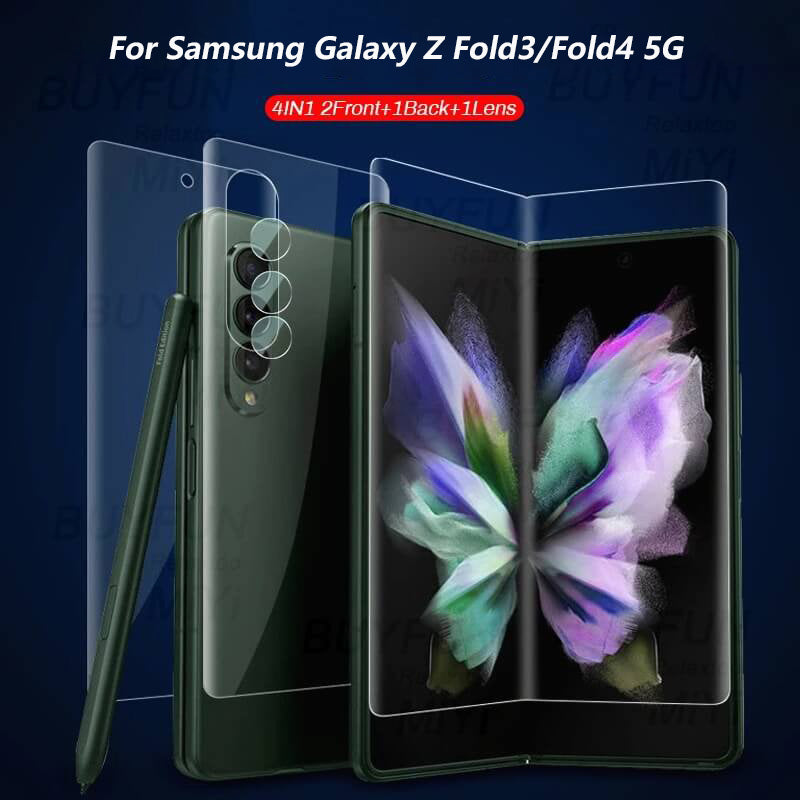High-End Protective HD Hydrogel Film 4PCS - Samsung Galaxy Z Fold3 Fold4 5G