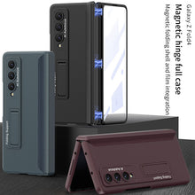 Load image into Gallery viewer, Magnetic Hinge Stand All-included Case With Back Screen Protector For Samsung Galaxy Z Fold3 Fold4 5G pphonecover
