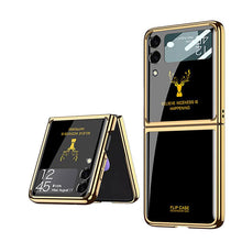Load image into Gallery viewer, Luxury Deer Glass Samsung Z Flip 3 Case pphonecover
