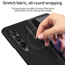 Load image into Gallery viewer, Luxury Leather Shockproof Pen Slot Case For Samsung Z Fold 3 5G pphonecover
