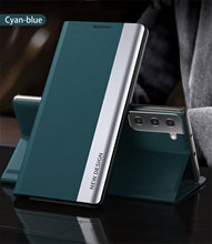 Load image into Gallery viewer, Samsung Galaxy Flip Case Luxury Magnetic Leather Kickstand Shockproof Cover pphonecover

