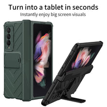 Load image into Gallery viewer, 2022 Magnetic Armor All-included Protective Cover With Hinge Holder For Samsung Galaxy Z Fold 3 5G pphonecover
