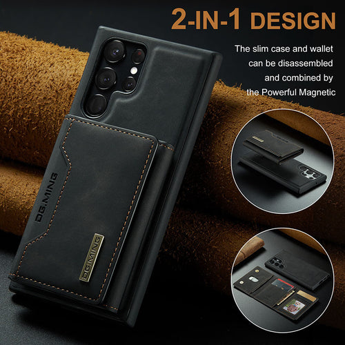 Luxury Magnetic Leather All-inclusive Protective Cover With Card Holder For Samsung Galaxy pphonecover