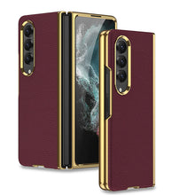 Load image into Gallery viewer, Samsung Galaxy Z Fold 4 5G Luxury Leather Ultra-thin All-inclusive Drop-resistant Protective Cover pphonecover
