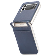 Load image into Gallery viewer, Luxury Card Holder Drop Protection Folio Cover For Samsung Galaxy Z Flip 3 5G pphonecover

