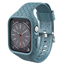 Load image into Gallery viewer, Heat Dissipation Magnetic Woven Pattern Tpu iPhone Case With Apple Watch Band

