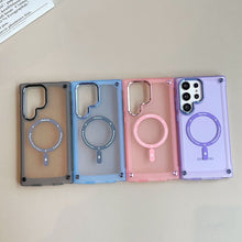 Load image into Gallery viewer, Magnetic Four-Corner Drop-Proof Frosted Phone Case For Samsung S23 S22 Series
