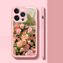 Load image into Gallery viewer, New Pink Rose iPhone Case
