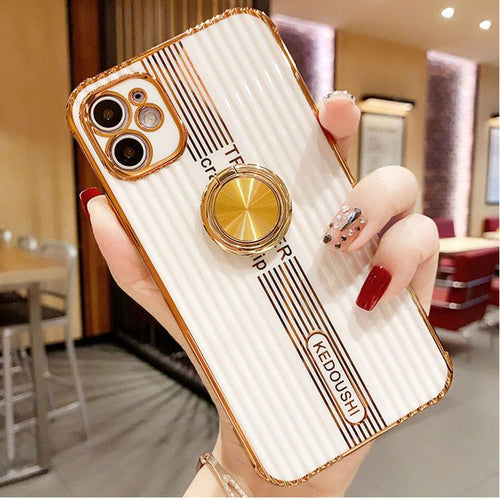 2020 Ins Luggage Pattern Electroplating Case For iPhone pphonecover