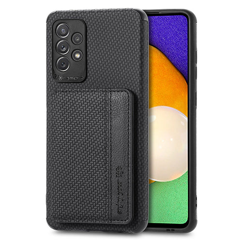 Fiber Pattern Camera All-inclusive Protective Cover With Card Holder For Samsung pphonecover