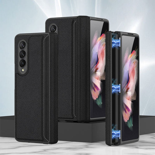 Magnetic Frame Leather All-included Case For Samsung Galaxy Z Fold 3 5G pphonecover