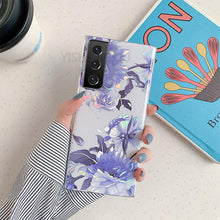 Load image into Gallery viewer, 2022 Laser Flower Pattern Protective Cover For Samsung Galaxy pphonecover
