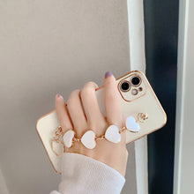 Load image into Gallery viewer, Heart Fabric Bracelet Protective Case For iPhone pphonecover
