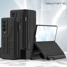 Load image into Gallery viewer, Business Samsung Galaxy Z Fold4 5G Flip Case Leather Cover With Film Detachable S Pen Holder pphonecover
