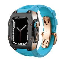 Load image into Gallery viewer, Luxury Metal Case Strap For Apple Watch Series
