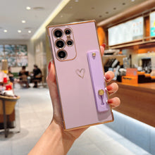 Load image into Gallery viewer, Lovely Electroplating Protective Phone Case With Stand Holder For Samsung pphonecover
