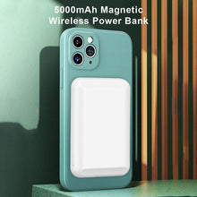 Load image into Gallery viewer, Magnetic Wireless Charging 5000mAh Power Bank Suitable For iPhone 12 Magsafe pphonecover
