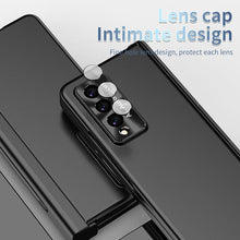 Load image into Gallery viewer, Luxury Magnetic Hinge Pen Holder Full Protection Case For Samsung Galaxy Z Fold3 Fold4 5G With Tempered Glass Film pphonecover
