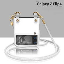 Load image into Gallery viewer, Luxury Matte Hard Cover With Lanyard For Samsung Z Flip3 Flip4 5G pphonecover
