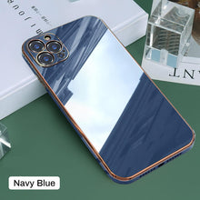 Load image into Gallery viewer, Luxury Square Plating Phone Case For iPhone 12 13 11 Pro Max XS Mini XR X 6 6S 8 7 Plus SE2 Solid Color Soft Silicone Back Cover pphonecover
