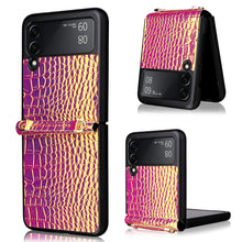 Load image into Gallery viewer, Luxury Shockproof Leather Cover For Samsung Galaxy Z Flip 3 5G pphonecover
