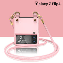Load image into Gallery viewer, Luxury Matte Hard Cover With Lanyard For Samsung Z Flip3 Flip4 5G pphonecover
