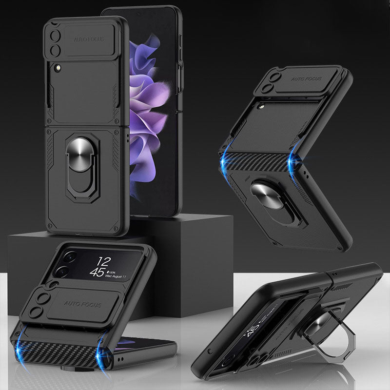 NEWEST Drop Tested Cover With Kickstand Protective Case for Samsung Galaxy Z Flip4 5G pphonecover