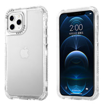 Load image into Gallery viewer, Transparent Bumper Case for iPhone 12 11 13 Pro X XS XR Max 7 8 Plus SE 2020 Candy Color Shockproof Drop Protection Soft Cover pphonecover
