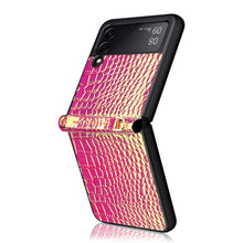 Load image into Gallery viewer, Luxury Shockproof Leather Cover For Samsung Galaxy Z Flip 3 5G pphonecover

