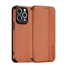 Load image into Gallery viewer, Flip Cover Fiber Pattern Camera All-inclusive Protective Case For iPhone pphonecover
