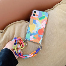 Load image into Gallery viewer, 2021 Graffiti Bracelet Colorful Chain Soft Phone Cases For iPhone 12 Pro Max 11 X XS XR 7 8 Plus SE 2020 pphonecover
