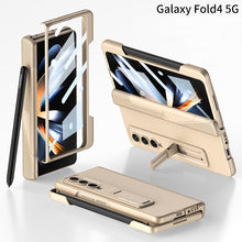 Load image into Gallery viewer, Side Pen Slot Hinge Flip Cover for Samsung Galaxy Z Fold4 5G Case with Screen Protector pphonecover
