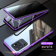 Load image into Gallery viewer, 2021 Samsung Double-Sided Protection Anti-Peep Tempered Glass Phone Case For S21 S20 Series pphonecover
