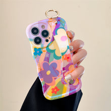 Load image into Gallery viewer, New Dopamine Graffiti Flower iPhone Case
