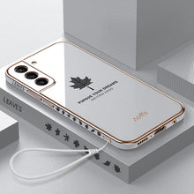 Load image into Gallery viewer, 2021 Maple Leaves Pattern Camera All-inclusive Electroplating Process Samsung Case For S21 Ultra S21 Plus S21 pphonecover

