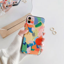 Load image into Gallery viewer, 2021 Colorful Clear Graffiti Soft Phone Cases for iPhone 12 11 Pro Max X XS XR 7 8 Plus pphonecover
