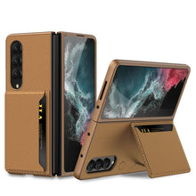 Load image into Gallery viewer, Samsung Galaxy Z Fold 4 5G Luxury Leather Card Holder All-inclusive Drop-resistant Protective Cover pphonecover
