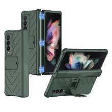 Load image into Gallery viewer, 2022 Magnetic Armor All-included Protective Cover With Hinge Holder For Samsung Galaxy Z Fold 3 5G pphonecover
