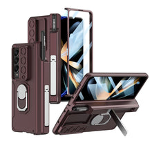 Load image into Gallery viewer, Magnetic Folding Armor Protective Case For Samsung Galaxy Z Fold 4 5G With Back Screen Protector pphonecover
