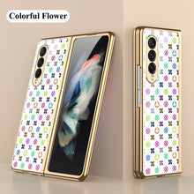 Load image into Gallery viewer, Flower Glass Case For Samsung Galaxy Z Fold 3 5G pphonecover
