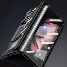 Load image into Gallery viewer, Magnetic Hinge Case For Samsung Galaxy Z Fold4 5G Luxury Transparent Case For Samsung Z Fold4 pphonecover
