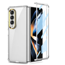 Load image into Gallery viewer, Airbag Bumper With Glass Frame Cover For Samsung Galaxy Z Fold 4 Case Shockproof Clear Soft Edge Case For Galaxy Z Fold4 5G pphonecover
